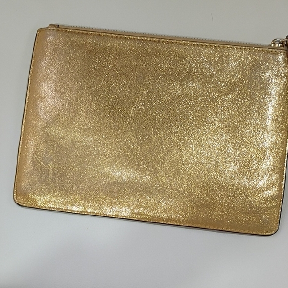 Michael Kors Gold Wristlet Clutch - Picture 3 of 6